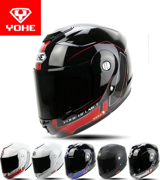 

2017 new yohe undrape face motorcycle helmet open face motorbike helmets abs knight moto flip up helmets black lens visor yh-973