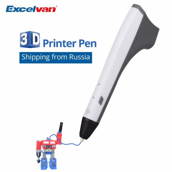 

3d pen доставка из россии принтер excelvan m1 поддерживает 2 материала накаливания интеллектуальный рисунок сейф для детей используйте ес pl, Black;red