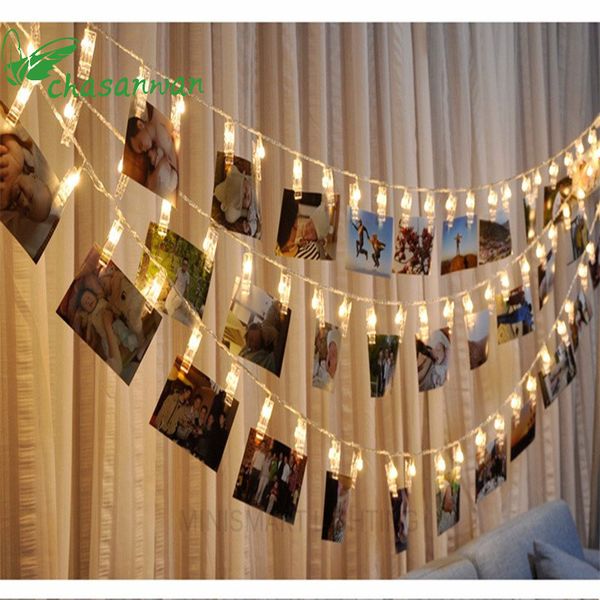 

new year's decor for home 1 m 10/3 m 20 lamp p clip christmas tree decorations led garland xmas ornaments natal navidad.lw