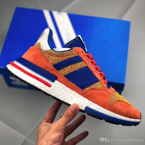 

New Released Dragon Ball Z x ZX 500 Goku Run Shoe Classic Designer Fashion Limited Edition TOP Quality Sport Shoes
