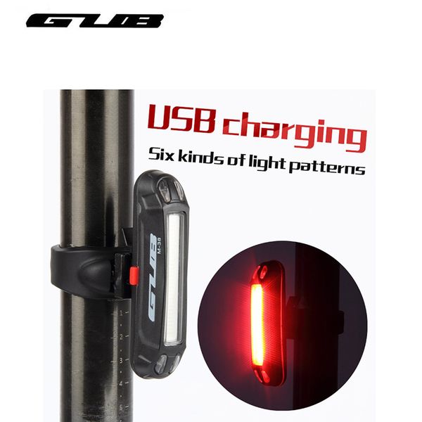

bicycle tail light rear light usb rechargeable powerful waterproof led road mountain mtb bike lights lamp gub ship