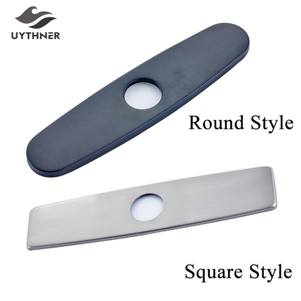 

newly arrival black bronze/chrome/brushed nikcle/gold cover plate kitchen & basin faucet decoration cap 8" sink cover