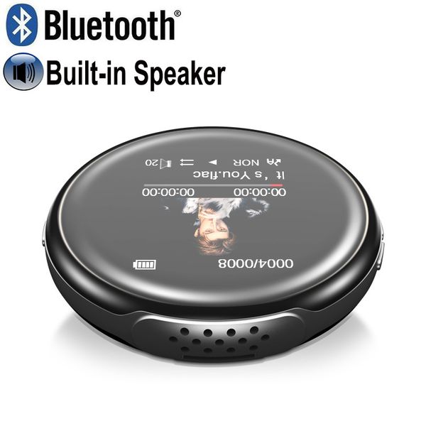 

new original ruizu m1 bluetooth mp3 player 8g portable audio with built-in speaker fm e-book radio ape flac sport music players