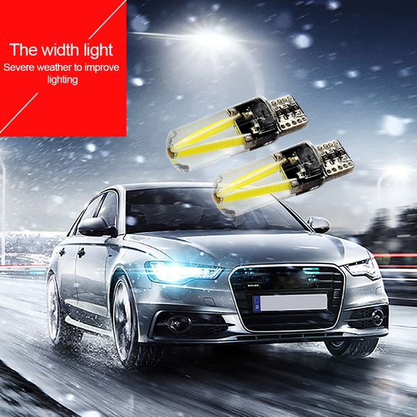 

ldrive dc12v 2.3w silicone t10 bulb led cob red white amber t10 canbus error bulb 3000k 4300k 6000k side wedge light