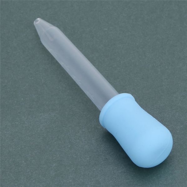 

1pc 5ml baby spoon pipette liquid food dropper safe pp medicines dropper device portable infants feeding utensils kids safe care