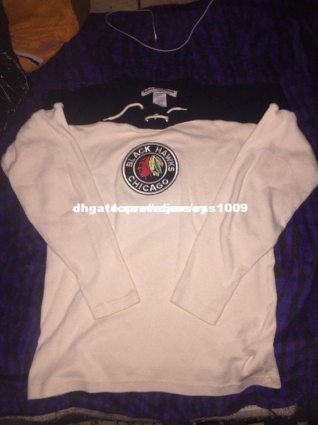 

custom ebbetts field chicago blackhawks mens heritage jersey mens stitch custom any number name xs-6xl, Black;red