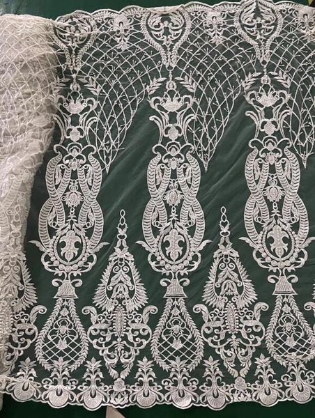 

jianxi.c-208805 beautiful beaded embroidered net lace fabric for bridal dress fashion wedding tulle lace fabric, Pink;blue