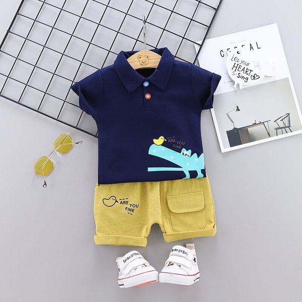 

baby boys summer clothes sets kids cotton +shorts 2pcs tracksuits wedding outfits for bebe boys children fashion suits 1 2y, White
