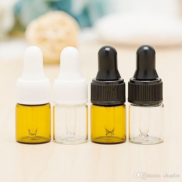 

3ml mini amber glass essential oil dropper bottles refillable empty eye dropper perfume cosmetic liquid lotion sample storage container