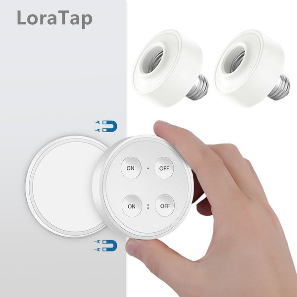 Freeshipping sem fio Luz soquete com Base magnética Remoto suporte da lâmpada de controle para E26 E27 Led Bulb on Floor Lamp Pendure Lamp