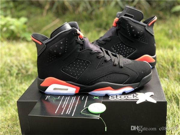 

2019 release bred authentic og 6 high black infrared 6s 3m basketball shoes sports sneakers for men women with ogs box 384664-060