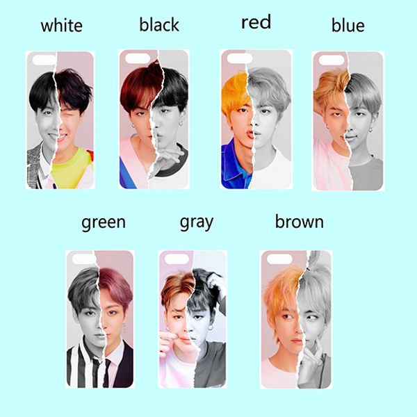 

Чехол для телефона BTS Portrait JIN RAPMONSTER J-HOPE SUGA V JIMIN JUNGKOOK Мягкий чехол для телефона ТПУ iP