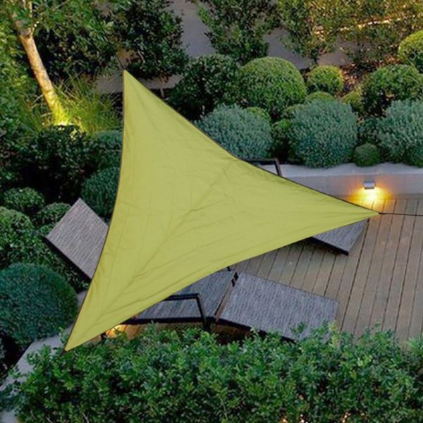 

waterproof sun shelter triangle sunshade protection outdoor canopy garden patio pool shade sail awning camping tarp zl07