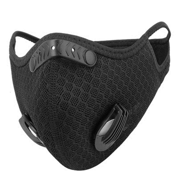 

dhl shipdustproof anti dust pollution full outdoor mouth mask breath washable reusable muffle protective with 10 qabjch, Black
