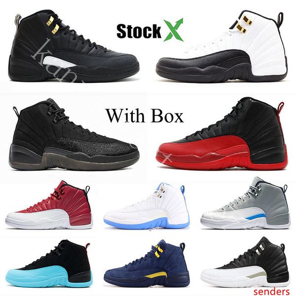 

stockx 12 12s fiba cny bumblebee mens basketball shoes reverse taxi game royal blue gym red wings grey men sports designer sneakers trainers