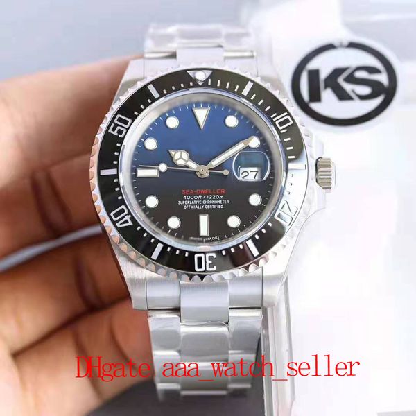 

версия ks высокое качество red sea dweller 126660 126603 d-синий циферблат керамический безель ss904l 2836 механизм с автоподзаводом водонеп, Slivery;brown