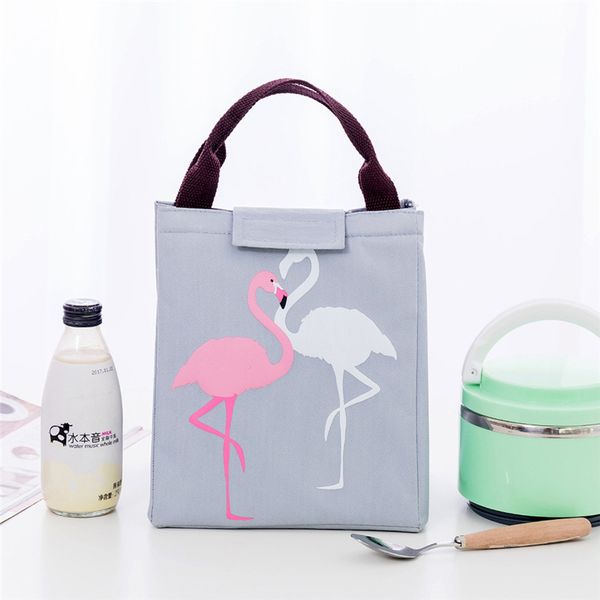 

vogvigo flamingo tote термическая сумка черный водонепроницаемый оксфорд бич обед сумка для пикника болса termica женщины ребенок мужчины co, Blue;pink