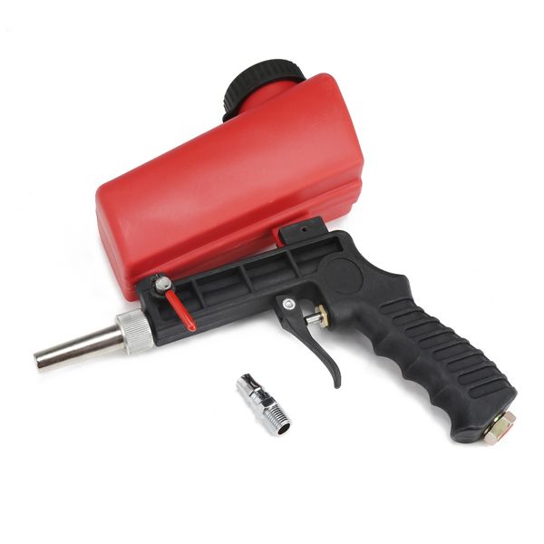 

portable gravity sandblasting gun miniature pneumatic sand blasting deviceall-aluminum body is lightweight, hand-held for easy operation