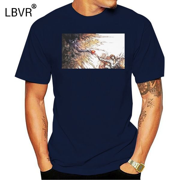 

t-shirt death note anime manga kira shinigami, White;black
