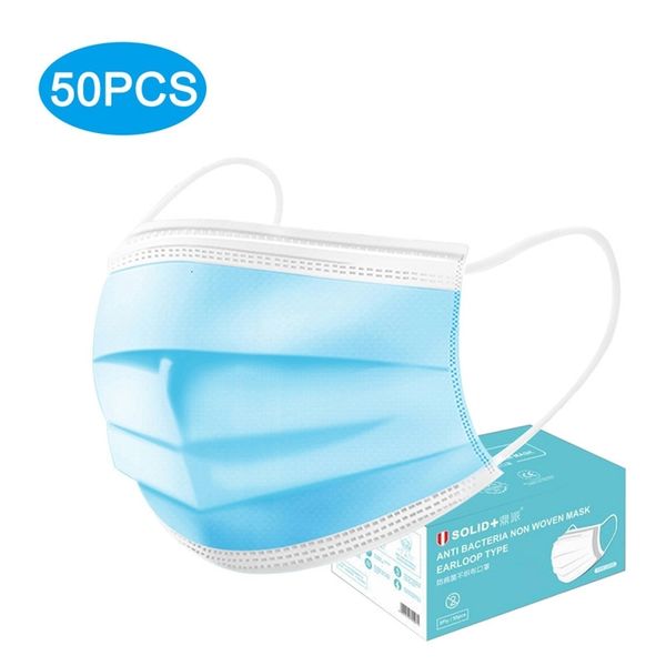 

dhl ship face3 layers dustproof blue facial er masks dust earloop mouth mask zdk6