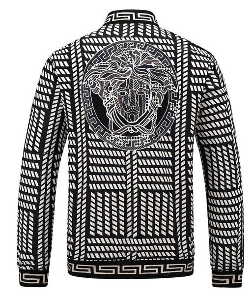 

Италия Новая мода мужчины куртка пальто с письмом печати Роскошные дизайнерские