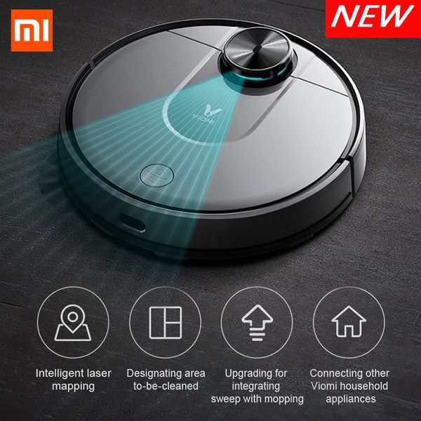 

2019 original xiaomi viomi v2 robot vacuum cleaner for home automatic weeping du t collector mi home apirador wirele cleaner