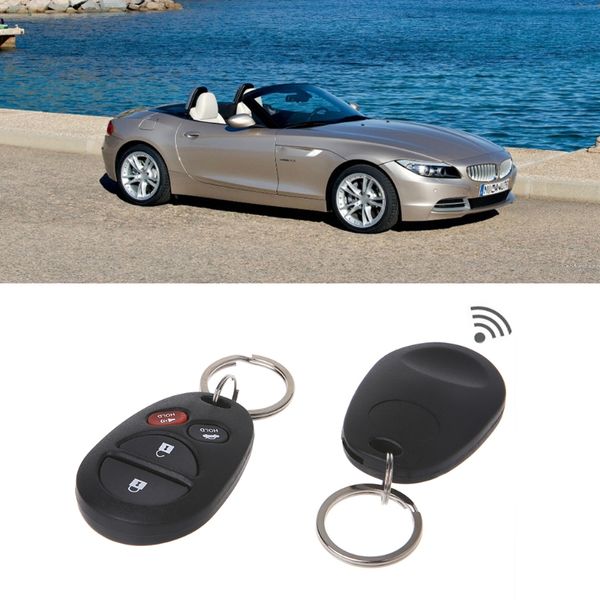 

1-way car vehicle burglar alarm system keyless entry security system w/ 2 remote