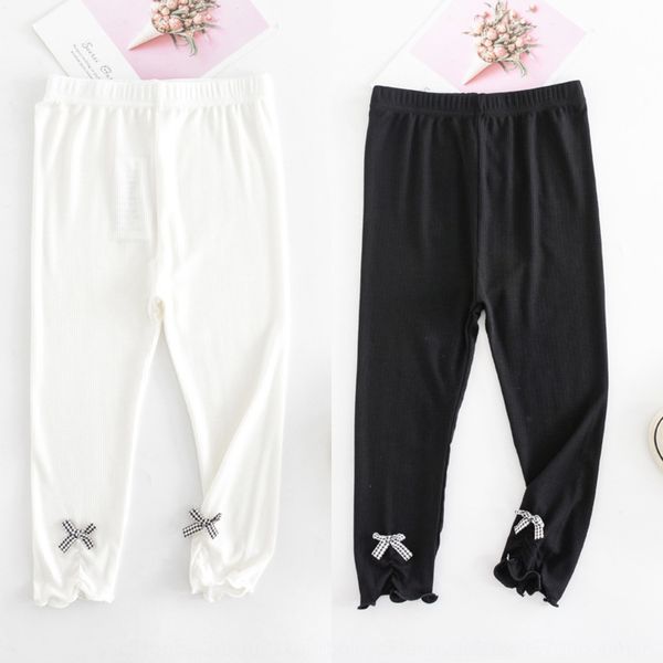 

2cspd 2020 leggings panty butterfly children's pants girls leggings bowknot cute children's pants thin medium and large childre, Blue