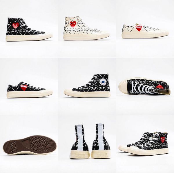 

2020 new classic b22 1970s amazon fog chuck 70 mens womens high low taylor canvas casual shoes sneakers with box, Black