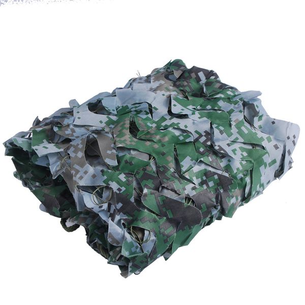 

8*10m camouflage net large camping tent 150d polyester oxford camouflage net camping hiking sun shade car tent