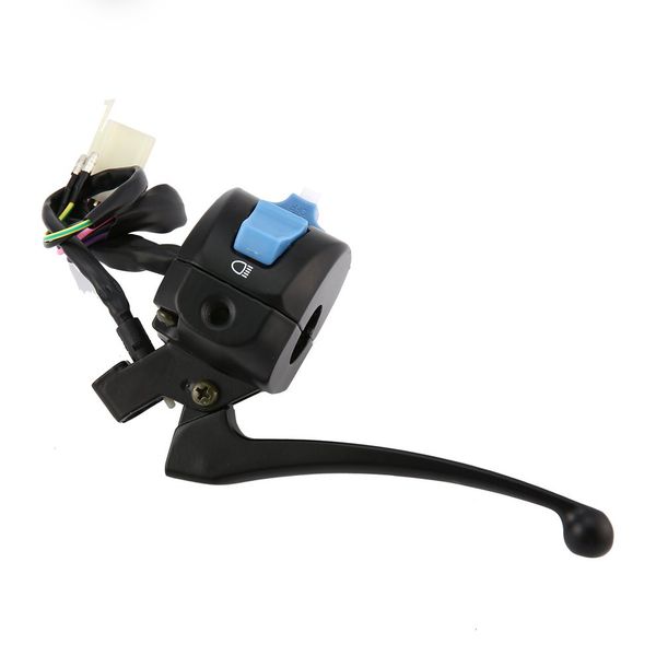

universal motorcycle switchs black left brake lever light switch control fit for scooter moped gy6 50cc 150