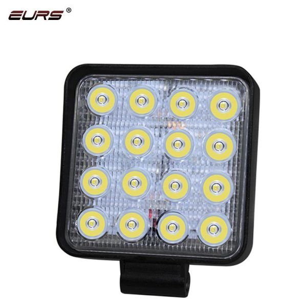 

eurs 4.2 inch 48w led work light for indicators motorcycle driving offroad boat car tractor truck driving lamp dc 12v 24v 4800lm