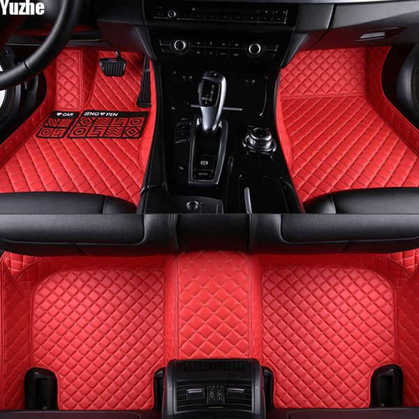 

yuzhe auto car floor foot mat for mini cooper r50 r52 r53 r56 r57 r58 f55 f56 f57 countryman r60 f60 car accessories styling