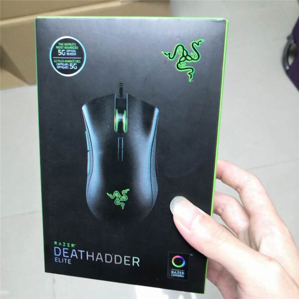 

Razer Deathadder Elite oem не оригинал Razer Deathadder Chroma USB проводная оптическая компьютерная игровая мышь 10000dpi оптический датчик мыши