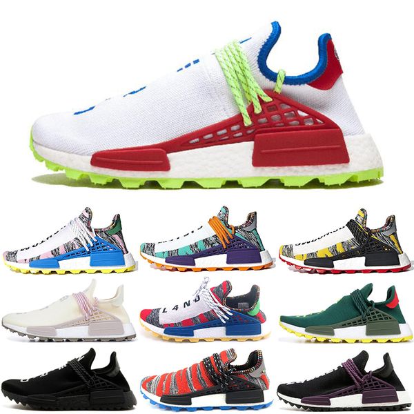 Pharrell adidas NMD Hu Cream White Steal Sneaker Authentic