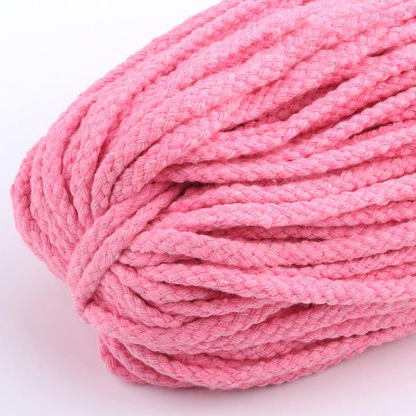 

artisan 5mm 100m string colorful decor handmade scrapbooks hanging twisted rope accessories durable craft macrame, Black;white