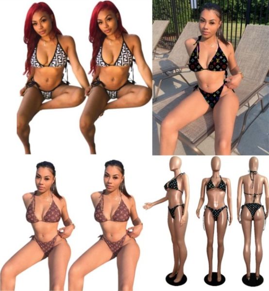 

bathing suit beach swimwear two piece set swimsuit selling beachwear bikini swimsuits letter print swimmer suit klw1512, Black;gray