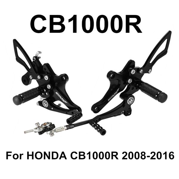 

cb1000r 2008 2010 2011 2012 2013 2014 2015 cnc parts motorcycle footpegs rear sets rearset footrest foot rest pegs for