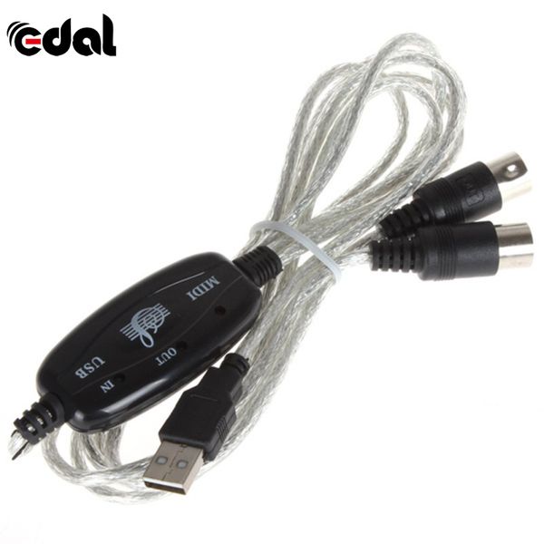 

nice 5-pin midi cable line music editor midi to usb cable keyboard d66