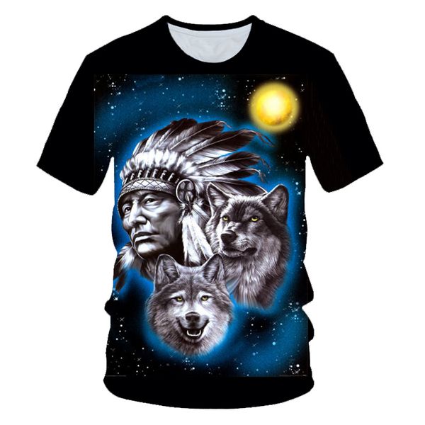 

new wolf футболка мужская одежда tshirt tops животные одежда 3d printing tshirt мужчины женщины hip hop мужской k1369, White;black