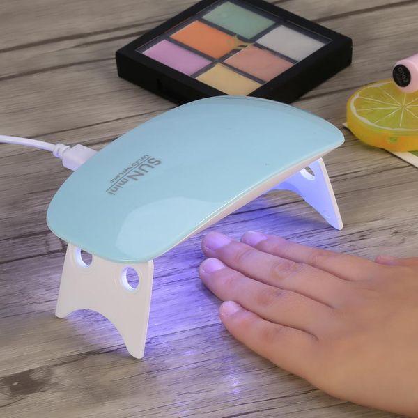 

sun mini 6w uv led lamp nail dryer usb charging fast dry gel nail polish dryer art manicure gel curing drying tools
