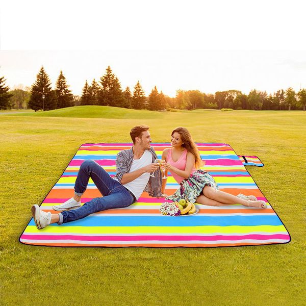 

2x2 large picnic rug pad moisture -proof pads picnic blanket mats outdoor tarps camping sleeping pads yoga mat