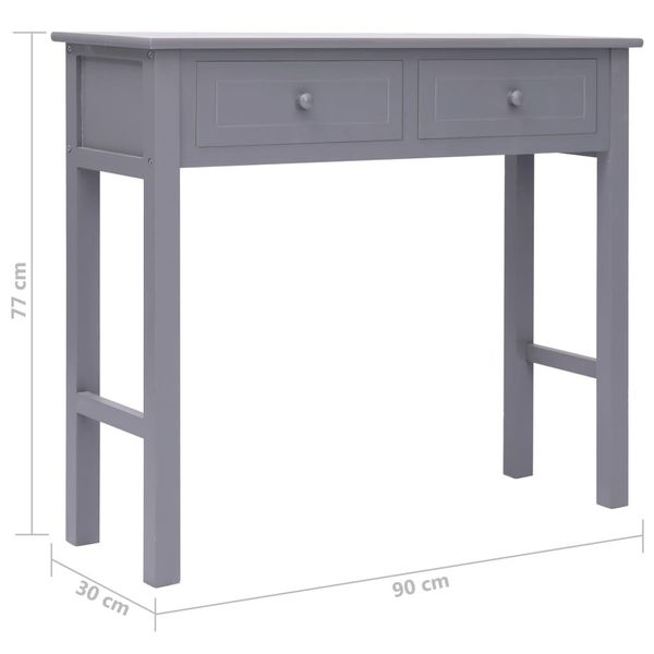 

console table gray 90 * 30 * 77 cm wood dining room furniture