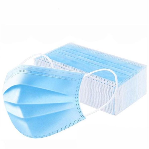 

3ply blue jason mask white non woven breathable facewith earloop facefast delivery