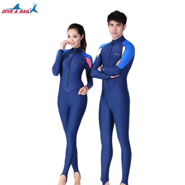 

men women one piece wetsuit sunscreen upf50+ lycra swim wet suit dive diving skin snorkeling surf full body rash guard suit