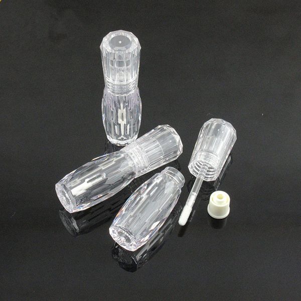 3 ml Lipgloss-Röhre, leere Kunststoff-Lippenbalsam-Röhren mit klaren kleinen Lippenstift-Proben, schneller Versand F3315