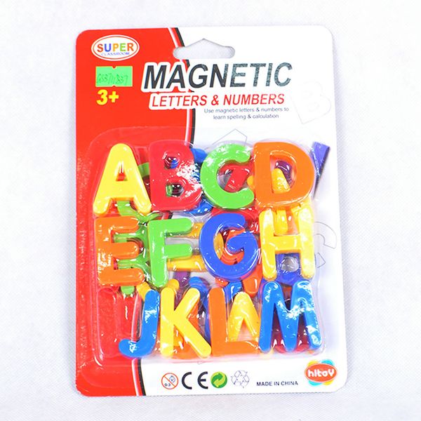 

3d baby magnetic toy teaching kids alphabet whiteboard stickers colorful early education fridge magnets plastic learning
