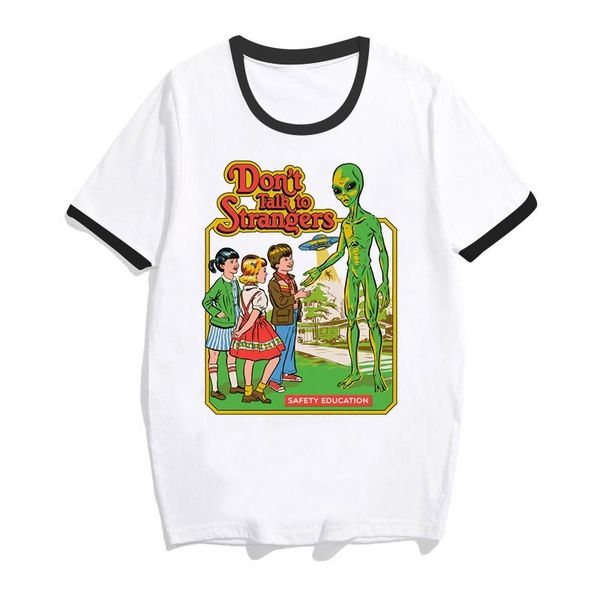 

meme scare horror satan t shirt hop t-shirt funny hip streetwear tee for male clothing men tshirt harajuku, White;black
