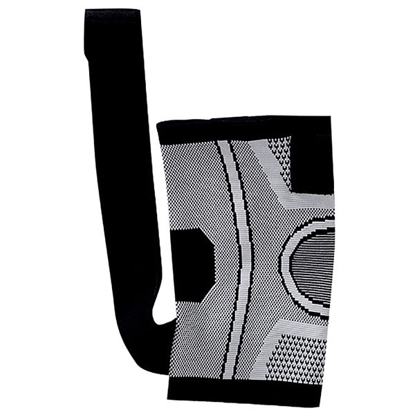 

1pcs knee support professional protective sports knee pad breathable bandage brace l, Black;gray