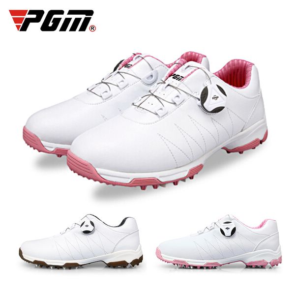 

women golf shoes breathable microfiber leather waterproof sport shoes nail anti-slip good grip resistant golf sneakers